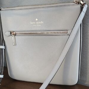 Kate Spade Light Gray Crossbody Bag